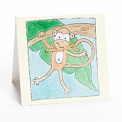 Monkeys For You Gift Enclosure Card
