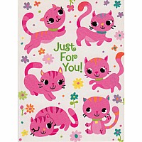 Pink Kitties Gift Enclosure Card