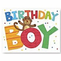 Birthday Boy Gift Enclosure Card