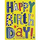 Happy Birthday Foil Gift Enclosure Card