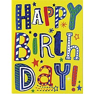 Happy Birthday Foil Gift Card