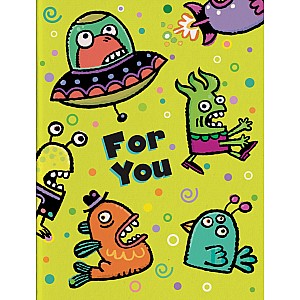 Monsters And Aliens Gift Enclosure Card