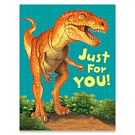 T-Rex Foil Gift Enclosure Card