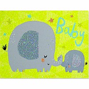 Elephant Baby Gift Enclosure Card