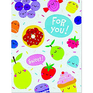 Fruits & Sweets Glitter Gift Enclosure C