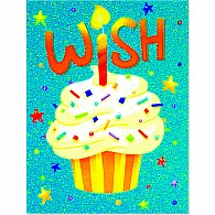 Cupcake Glitter Gift Enclosure Card