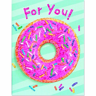 Donut Foil Gift Enclosure Card