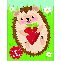 Hedgehog With Strawberry Scratch & Sniff