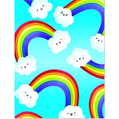 Rainbow Explosion Foil Birthday Card