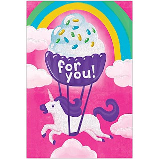 Gift Card, For You Unicorn Rainbow