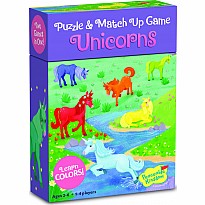 Match Ups Puzzle Game:  Unicorns