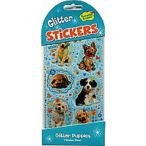 Sparkly Glitter Stickers - Glitter Sparkly Puppies