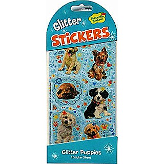 Sparkly Glitter Stickers - Glitter Sparkly Puppies