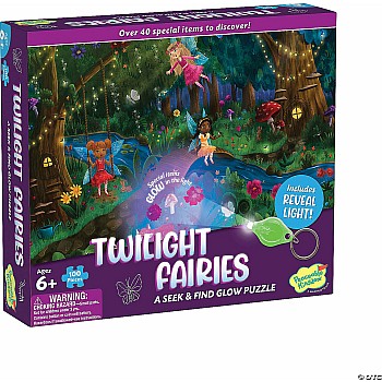 Peaceable Kingdom "Twilight Fairy; Seek and Find" (100 pc Puzzle)