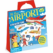 At The Airport Reusable Sticker Tote