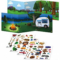 Camping Reusable Sticker Tote