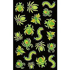 Glow in the Dark Bug and Spider Sticker Pack