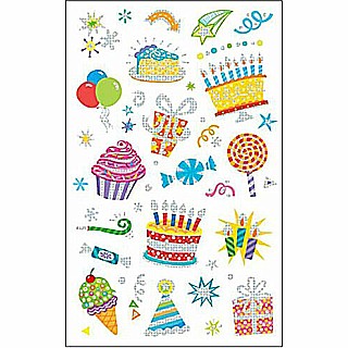 Shiny Foil Birthday Fun! Sticker Pack