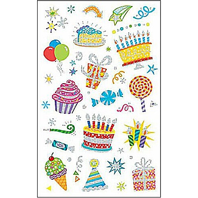 Shiny Foil Birthday Fun! Sticker Pack