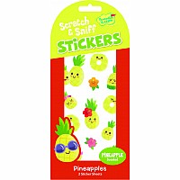 Scratch And Sniff Pineapple Stickers