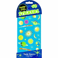 Peaceable Kingdom Deep Space Glow in the Dark sticker pack