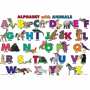 ABC Alphabet with Animals Placemat