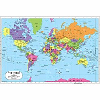 World Map Placemat