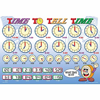 Time to Tell Time Placemat