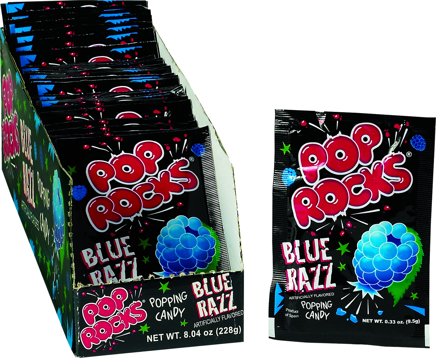 Blue Raspberry Pop Rocks - Sold Individually