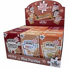 50 Pc Mini Heinz Kraft Sauces Puzzles (assorted)