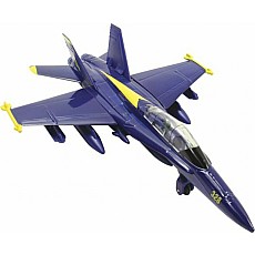 6" F-18 Hornet Blue Angel Pullback