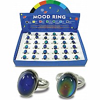 Oval Stone Mood Rings - Mr2186