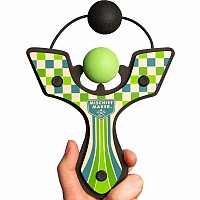 Mischief Maker Slingshot - Racer (Green Checkered)