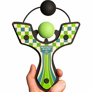 Mischief Maker Slingshot - Racer (Green Checkered)