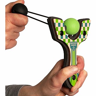 Mischief Maker Slingshot - Racer (Green Checkered)