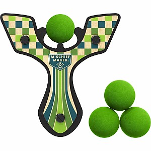 Mischief Maker Slingshot - Racer (Green Checkered)