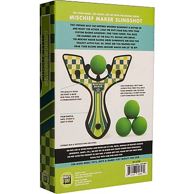 Mischief Maker Slingshot - Racer (Green Checkered)