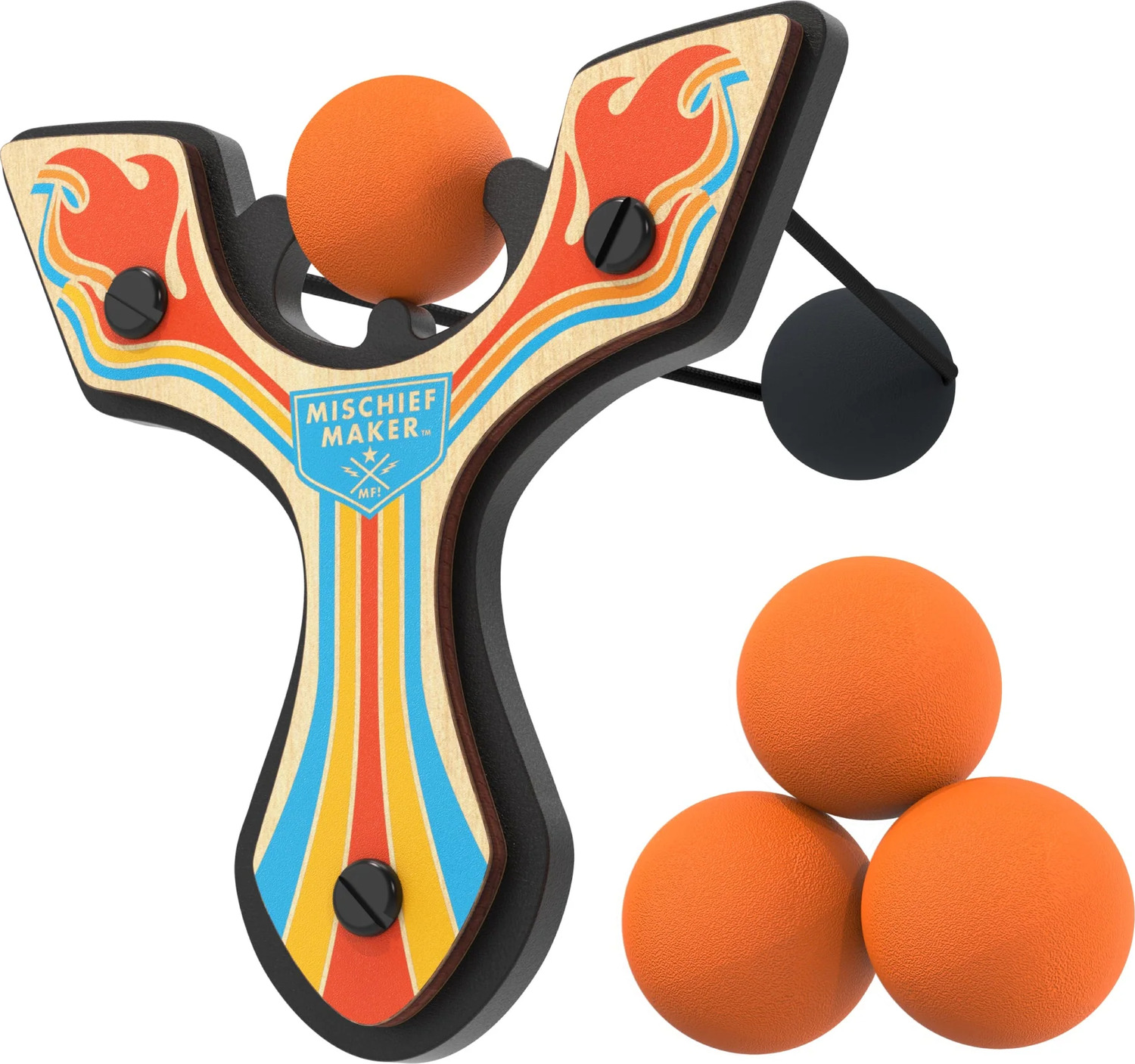 Mischief Maker Slingshot - Racer (Orange Flames)