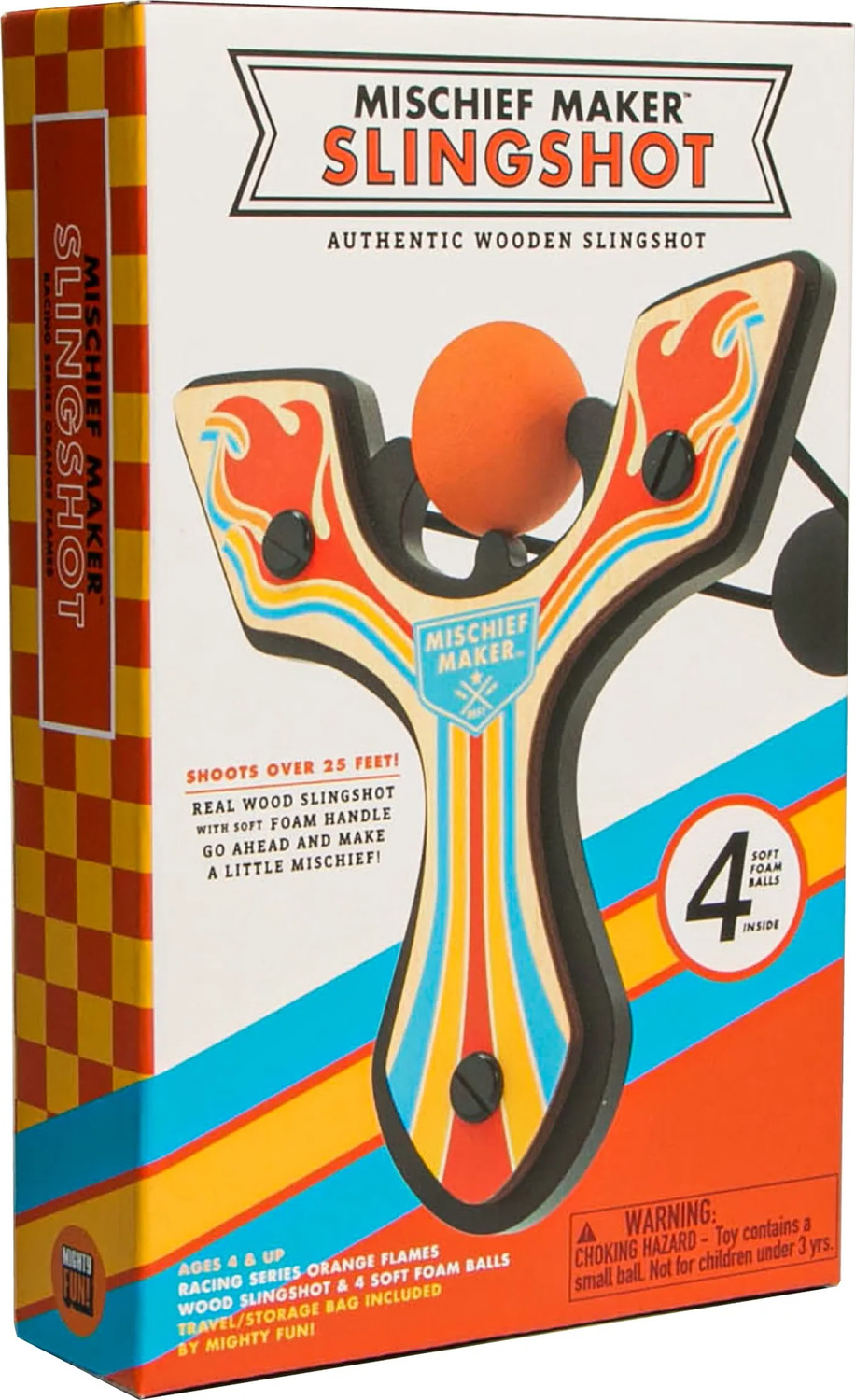 Mischief Maker Slingshot - Racer (Orange Flames)