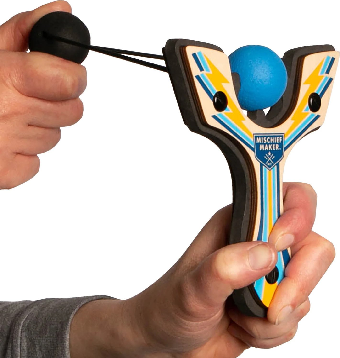 Mischief Maker Slingshot - Racer (Blue Lightning)