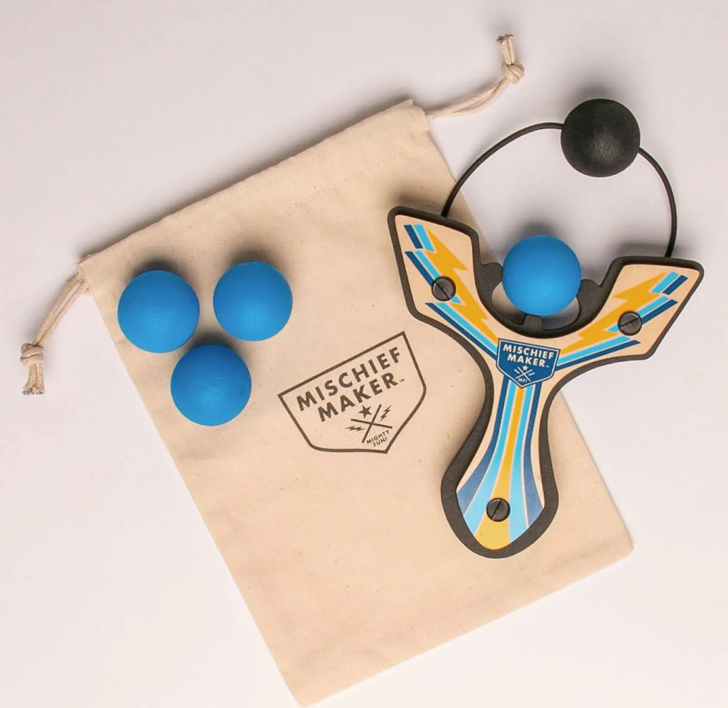 Mischief Maker Slingshot - Racer (Blue Lightning)