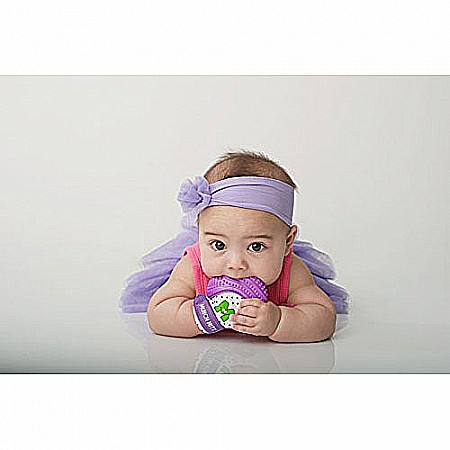Munch Mitt Baby Teething Mitten - Purple