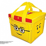 Lego Head Zipbin Toy Tote  Playmat