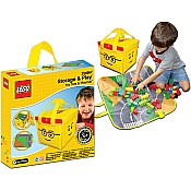 Lego Head Zipbin Toy Tote  Playmat