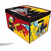 Lego City Fire Zipbin Large Toy Box Playmat