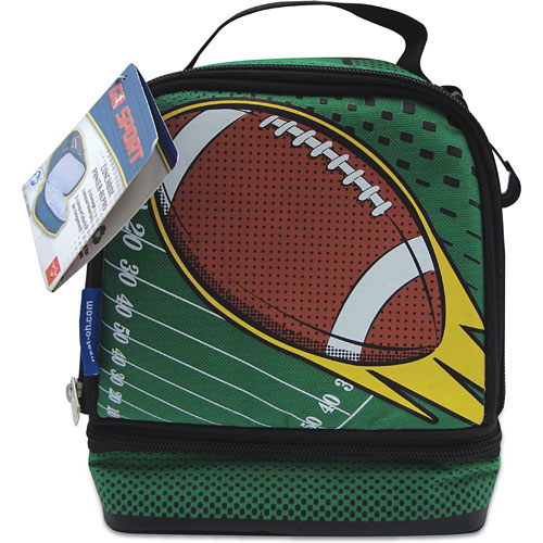 boys football lunch box