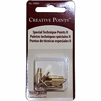 Creative Woodburning Special Technique Points Ii 5/ Pkg