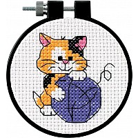 Dimensions Learn-a-craft Counted Cross Stitch Kit 3" Round