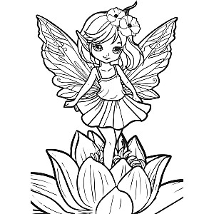 Fairyland Fun XXL Coloring Book