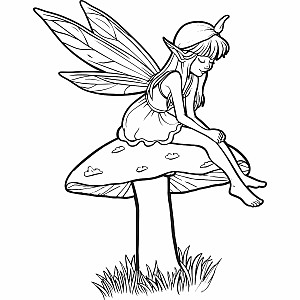 Fairyland Fun XXL Coloring Book